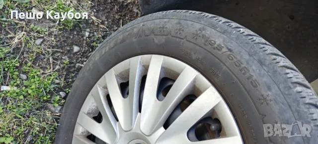 Железни джанти с Тасове и Гуми VW Caddy 5x112, снимка 8 - Гуми и джанти - 47518900