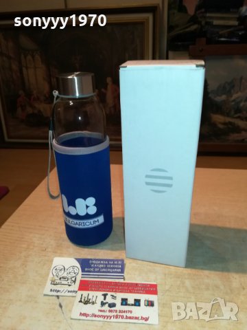 елби-22х6см-стъклено шише 1507212125, снимка 3 - Колекции - 33533142