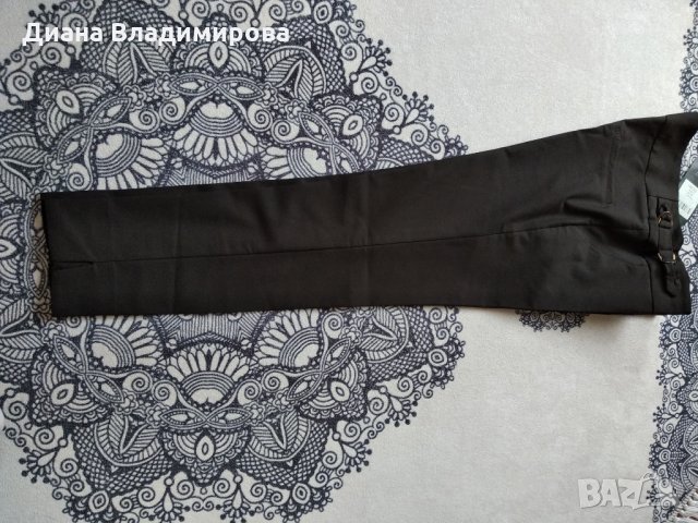Нов дамски тъмнокафяв панталон, снимка 4 - Панталони - 32432329
