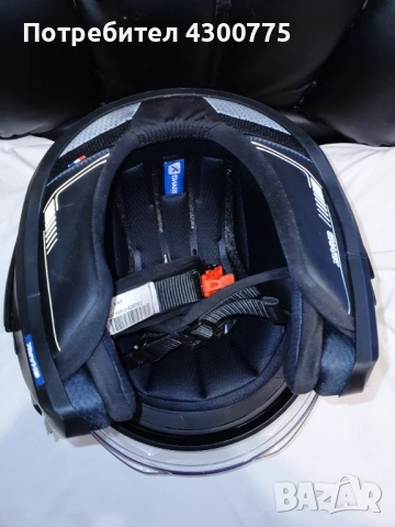 Модулна каска Shark EVO GT Encke Matt Black Anthracite, снимка 13 - Аксесоари и консумативи - 53080556