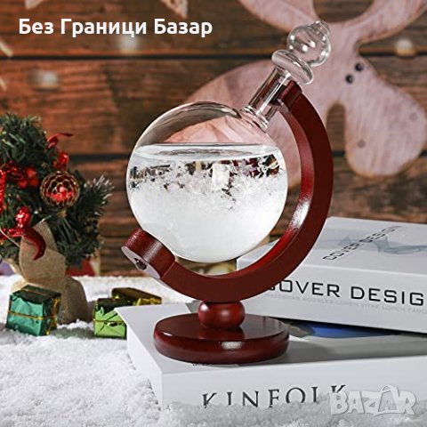 Нов стъклен снежен глобус Творчески кристален Прогноза на Времето, снимка 7 - Други - 43267018