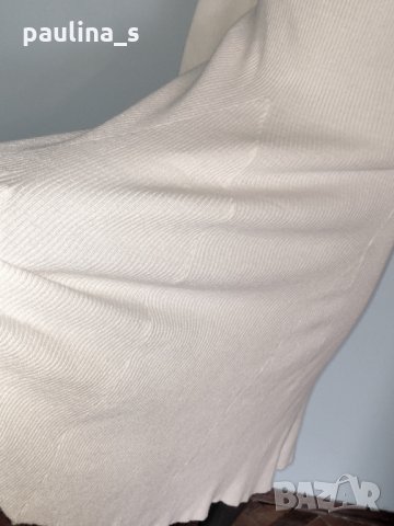 Изумителна дизайнерска еластична рокля / вълна с примеси "Valentino" / унисайз , снимка 7 - Рокли - 28153448