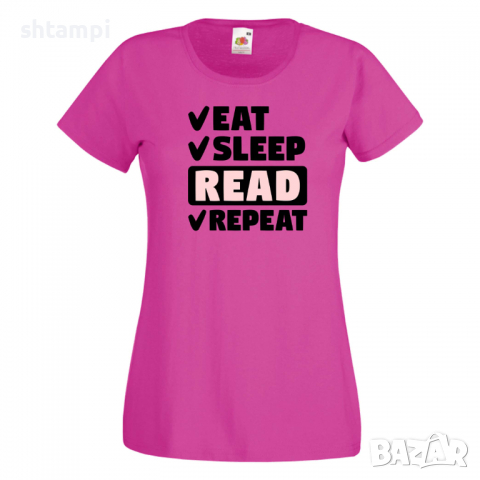 Дамска тениска Read,Eat,Sleep,Peker,Anime,Repeat,Ядене,Повторение,, снимка 6 - Тениски - 36422219