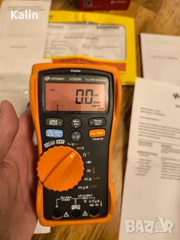 Agilent KEYSIGHT U1233A 6000 Count True RMS мултиметър, снимка 8 - Друга електроника - 49741158