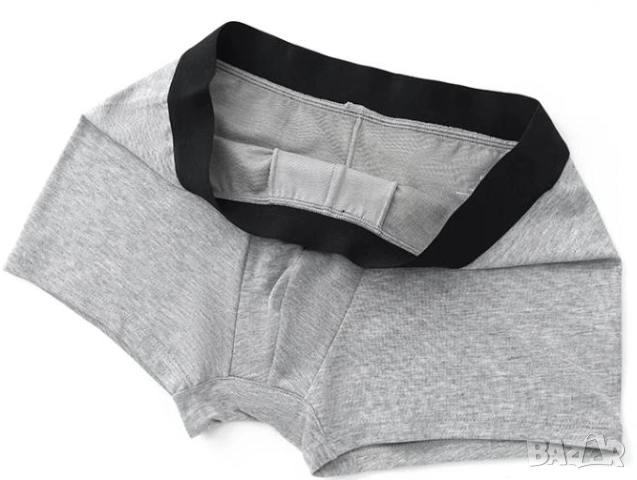 Антибактериални Боксерки Антимикробно Мъжко Бельо Дишащо Анти-миризма 100% Сребърни Нишки Бързосъхне, снимка 4 - Бельо - 51536433