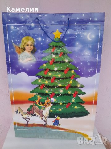 Подаръчна торба - Коледа, снимка 1 - Коледни подаръци - 43117575