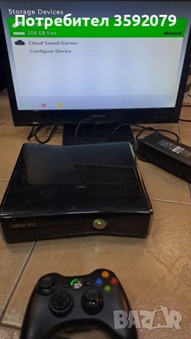 Xbox 360 slim , снимка 3 - Xbox конзоли - 43689818