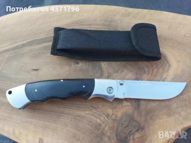 Руски сгъваем нож с текстилен калъф,131, снимка 2 - Ножове - 49071482
