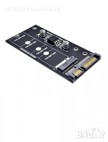 mSATA или M.2 NGFF to SATA III, преходник конвертор платка ZOMY SSD адаптер картa, снимка 4 - Кабели и адаптери - 23924059