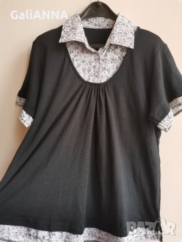 СТРАХОТНА БЛУЗА  МАКСИ РАЗМЕР 2XL, снимка 4 - Туники - 33580803