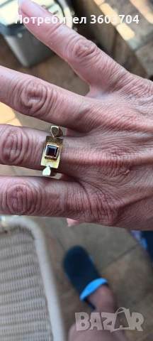 сребърен пръстен, снимка 10 - Пръстени - 46844934