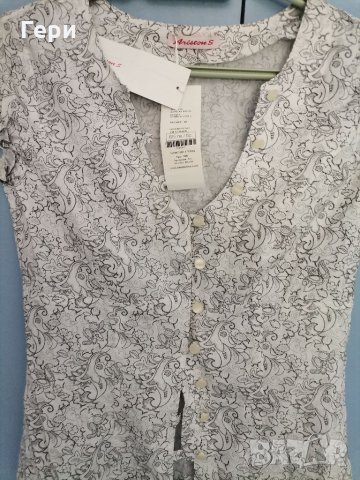 Страхотна чернобяла ризка на Аристон, снимка 2 - Ризи - 33563117