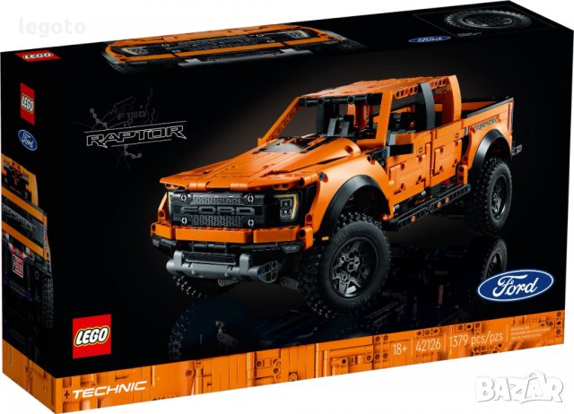 НОВО ЛЕГО 42126 Техник- Форд F-150 Раптор LEGO 42126 TECHNIK- Ford F-150 Raptor42126, снимка 1 - Конструктори - 35256999