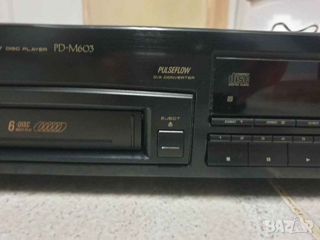 Multi play compact disc player Pioneer PD-M603 CD player с 6 диска. В много добро състояние. Всичко , снимка 6 - Декове - 32761143