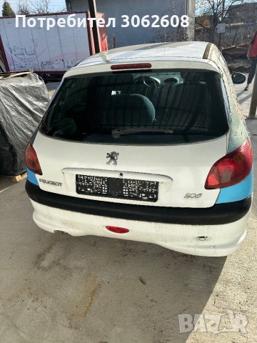 Продавам Peugeot 206, снимка 3 - Автомобили и джипове - 43605095