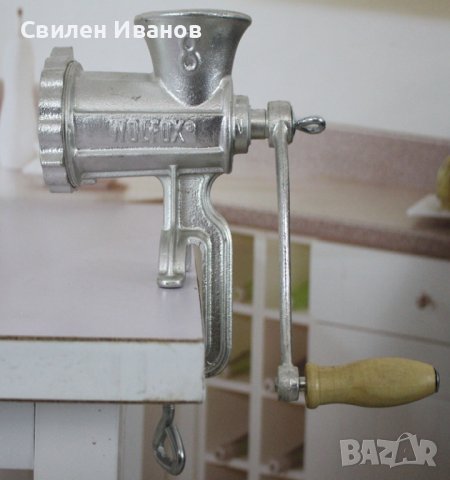 Ръчна месомелачка от неръждаема стомана Pelitte, снимка 4 - Аксесоари за кухня - 43030179
