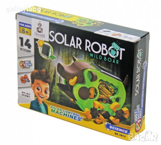 SOLAR BOAR ROBOT - Електрическа соларна играчка прасе, снимка 5 - Електрически играчки - 35083747