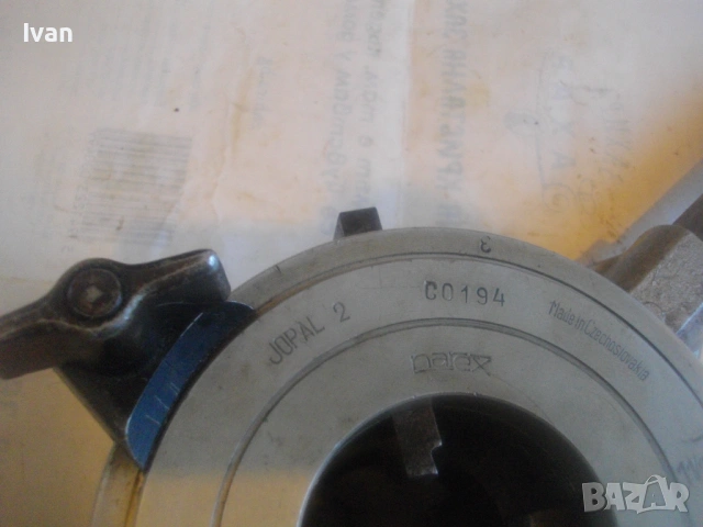 Чехословашка JOPAL 2 Старо качество винторезка до 2 цола за резби на тръби Плашка Пафта Винтонарезка, снимка 7 - Други инструменти - 53305363