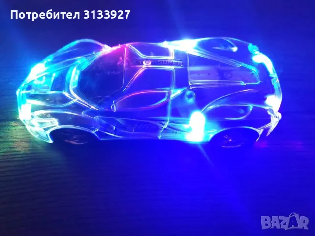 Детска светеща количка с дистанционно управление и протектор, снимка 2 - Коли, камиони, мотори, писти - 50391718