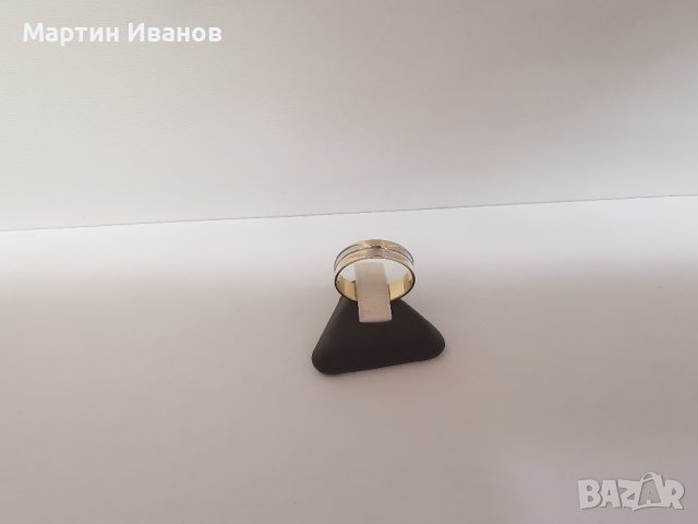 Златна халка модел картие 1 брой , снимка 2 - Пръстени - 43378781