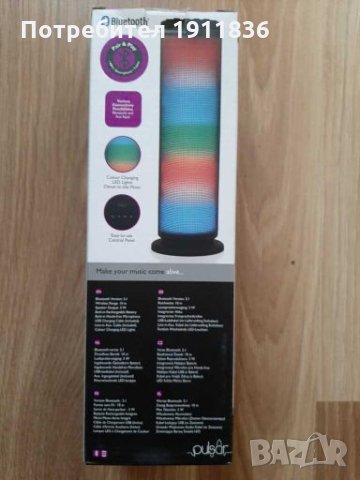 LED блутут колонки, снимка 3 - Тонколони - 28324106