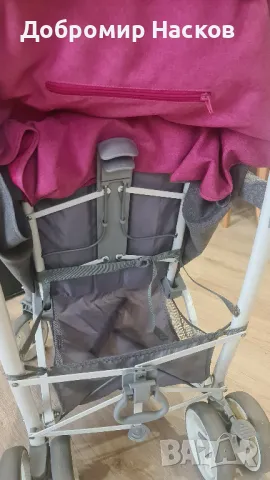 Бебешка лятна количка, Bertoni Lorelli - S200, Rose&Grey 2017, снимка 6 - Детски колички - 48455731