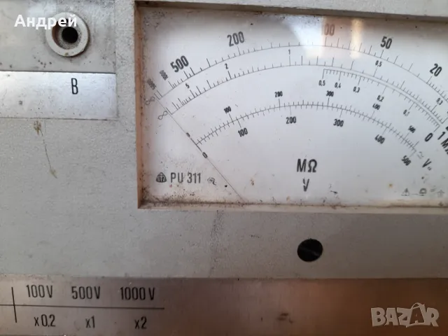 Стар мултицет PU 311, снимка 2 - Антикварни и старинни предмети - 47778014