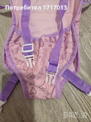 Детско кенгуру за кукли, снимка 3 - Кукли - 51732504