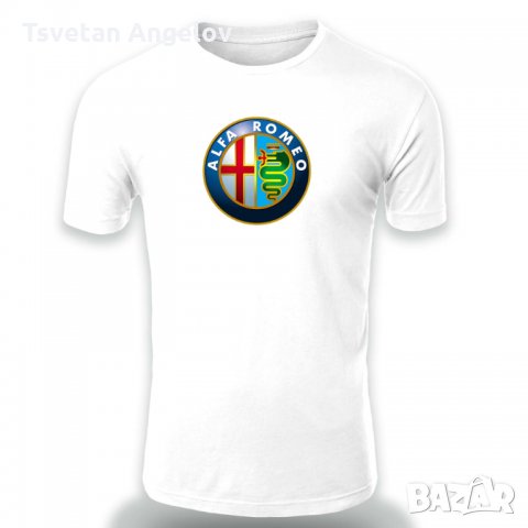 Мъжка тениска Alfa Romeo, снимка 2 - Тениски - 32568217