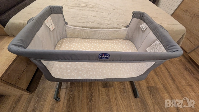 Бебешка кошара с падаща страна Chicco - Next 2 Me Essential
