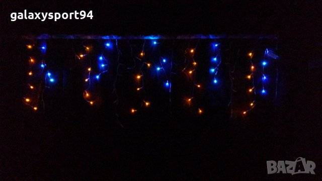 Бяла Лед Висулка 2.60м х 60см Промо 10,15,20,25бр, снимка 7 - Лед осветление - 26804794