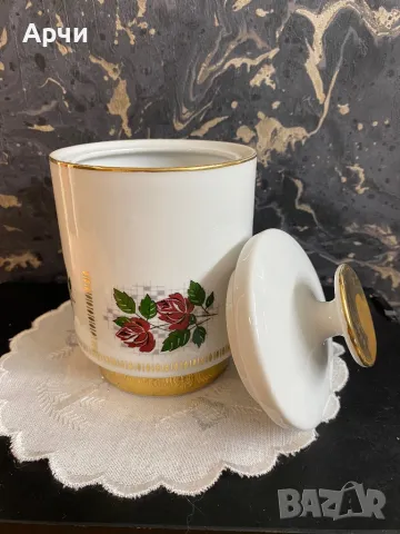 Баварска порцеланова бонбониера, снимка 3 - Сервизи - 49702552