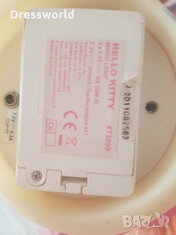 Детска лампа Hello Kitty, снимка 3 - Детски нощни лампи - 33653729