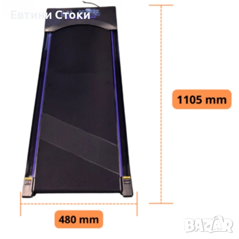 Ултра компактна пътека за бягане с дистанционно, снимка 6 - Други спортове - 53183643