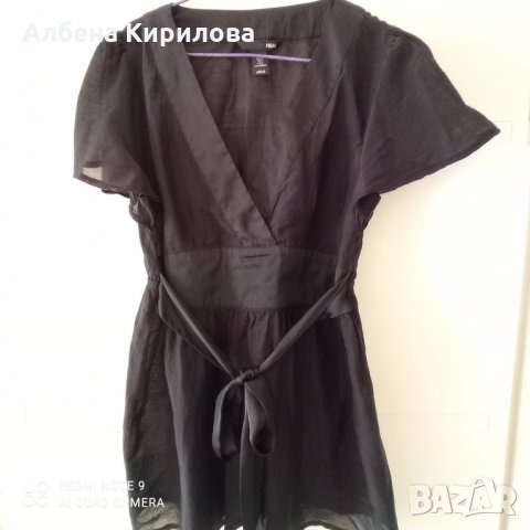 Черна официална туника на Н&М, 38 EUR, снимка 2 - Туники - 32565839