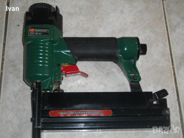 GS/KRAFT WERKZEUGE/EINHELL/PARKSIDE-Пневматичен Професионален Такер-Голям-Комбиниран-Скоби/Пирони/Иг, снимка 15 - Други инструменти - 39978311