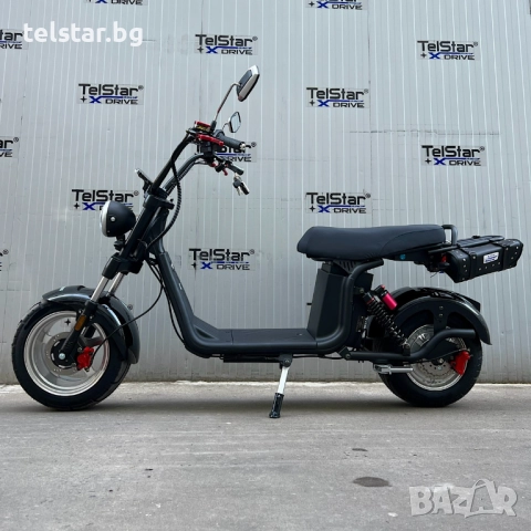 Нов модел електрически скутер  BIG CITY HARLEY X20 ULTRA MAX УСИЛЕНА РАМКА + гуми с по-голям ди, снимка 5 - Мотоциклети и мототехника - 52429384