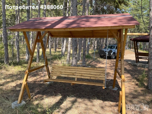 Градинска люлка, люлка на верандата, снимка 3 - Градински мебели, декорация  - 53262022