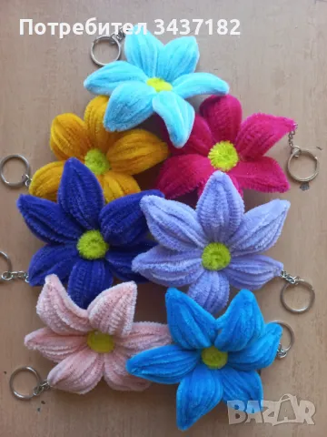 Плетени цветя , снимка 13 - Изкуствени цветя - 48998591