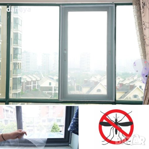 384 Мрежа против комари за прозорец комарник за прозорци против насекоми, снимка 7 - Други - 40322044
