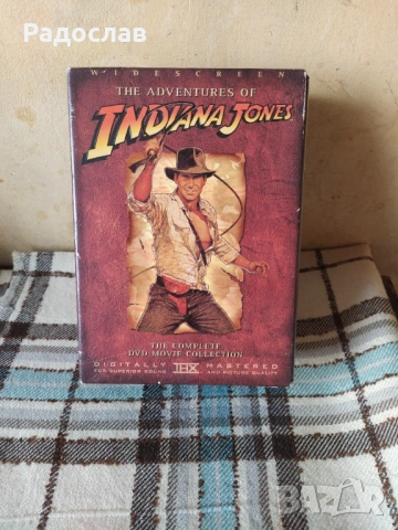 4 бр. DVD Индиана Джоунс филми + бонус материал 