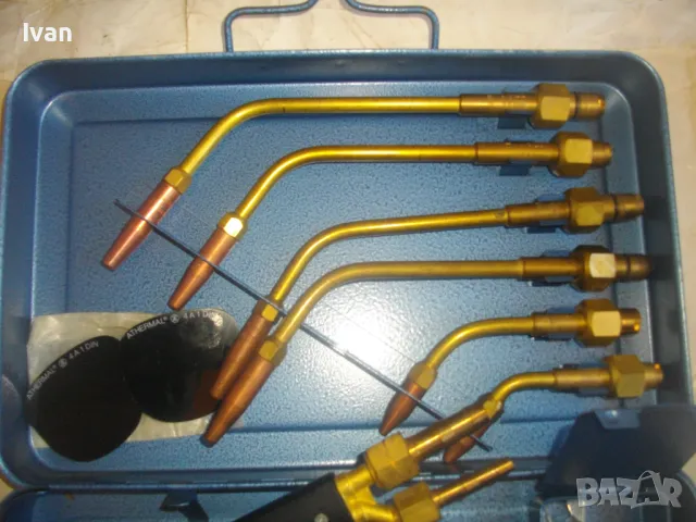 НОВ BERGER W.GERMANY ФРГ Западногермански комплект за Газо-пламъчно рязане заваряване ОКСИЖЕН Резак , снимка 4 - Други инструменти - 47280068