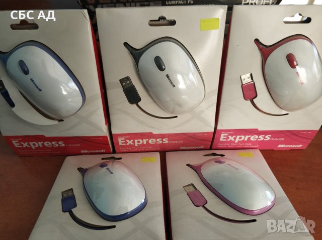 Оптични мишки Microsoft Express Mouse, снимка 2 - Клавиатури и мишки - 28226185