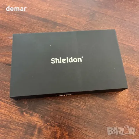 Калъф SHIELDON за iPhone 16e 6.1" 5G 2025, флип калъф от естествена кожа - тъмносин, снимка 10 - Калъфи, кейсове - 49506453