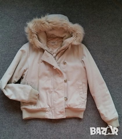 Дамско яке със заешка яка- NEXT.Слагано е само няколко пъти.Без забележки., снимка 2 - Якета - 27512024