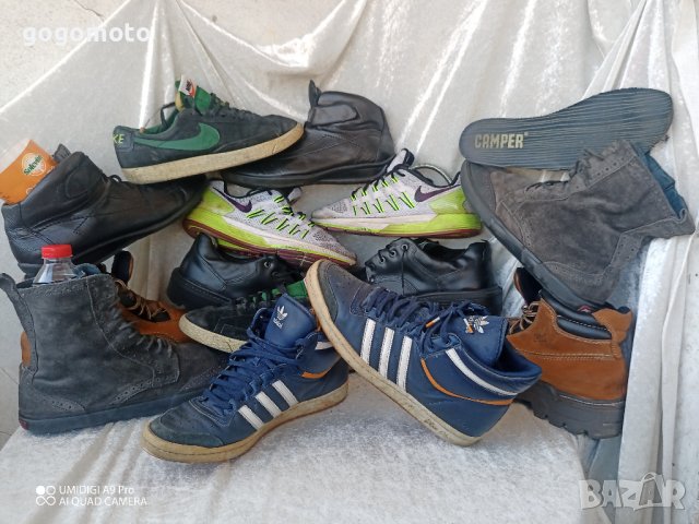 мъжки маратонки кецове  adidas® MID Leather shoes original, естествена кожа, 42 - 43,GOGOMOTO.BAZAR., снимка 4 - Маратонки - 43898777
