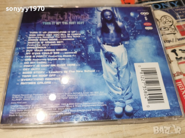 Busta Rhymes original cd 1902261327, снимка 11 - CD дискове - 53535167