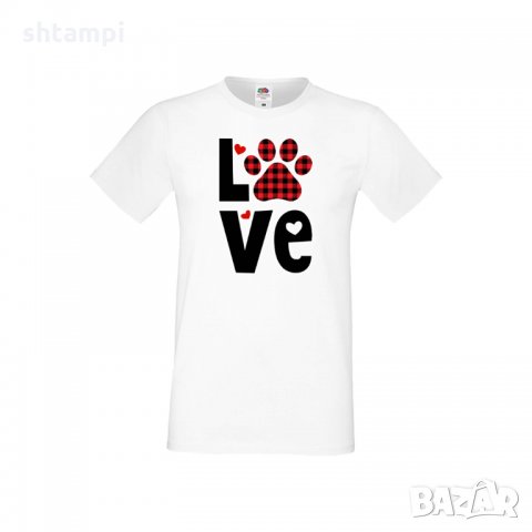 Мъжка тениска Свети Валентин Love Dog Paw, снимка 8 - Тениски - 35649959