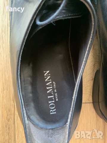 Елегантни черни обувки Rollmann, снимка 8 - Официални обувки - 32407844
