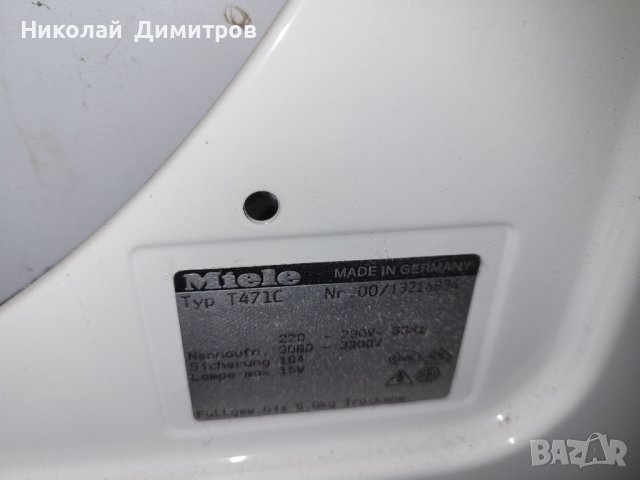 Продавам лицев панел на сушилня Miele T471C , снимка 7 - Сушилни - 40217023